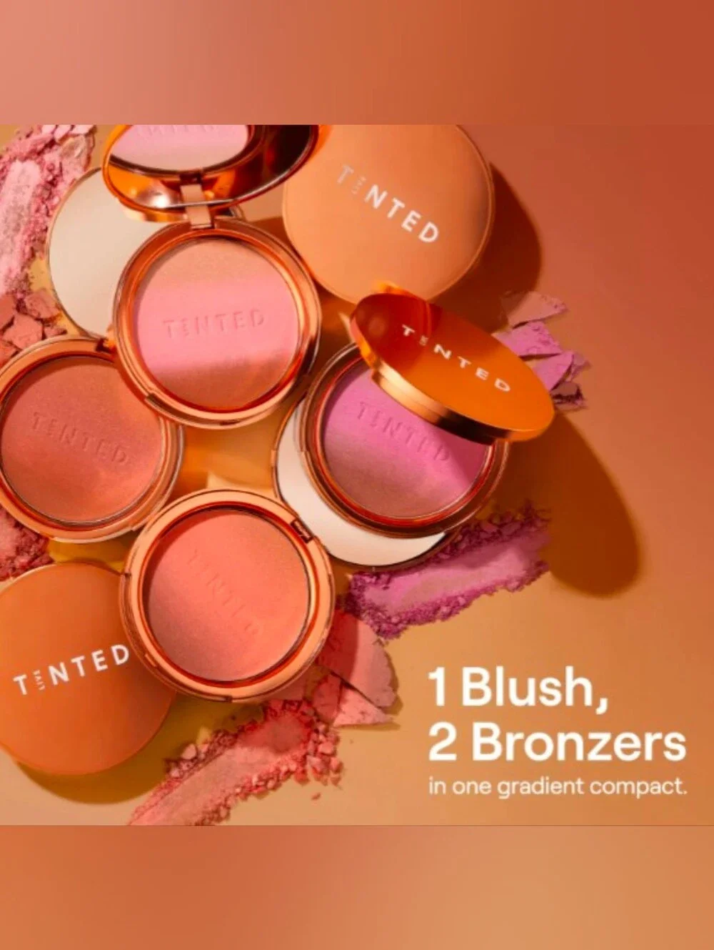 Live Tinted Huebeam Gradient Blushing Bronzer-Color: Sonoran Sunrise-New
